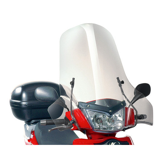 KAPPA WINDSCREEN KYMCO PEOPLE S50 / 125 / 200 '05-'15 64 x 71 CM CLEAR - MOUNT NEEDED 137AK