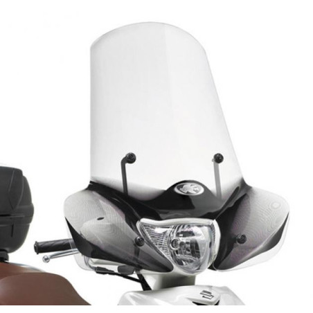 KAPPA WINDSCREEN SUZUKI SIXTEEN 125-150 (08-16) 56.5 x 71.5 CM CLEAR - MOUNTING NEEDED A169AK