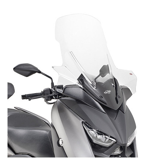 KAPPA PRIEKINIS STIKLAS YAMAHA X-MAX 125 '18-'22, X-MAX 300 '17-'22, X-MAX 400 '18-'21 73,5 x 64 CM SKAIDRUS
