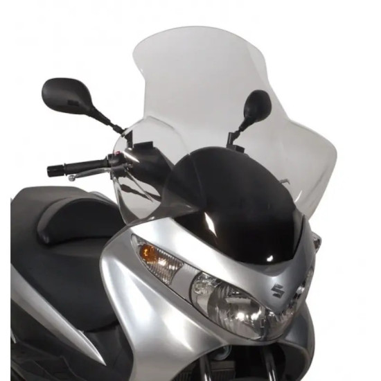 KAPPA PRIEKINIS STIKLAS SUZUKI BURGMAN 125 / 200 '06-'13, 125 / 200 ABS '14-'21 72 X 67 CM SKAIDRUS