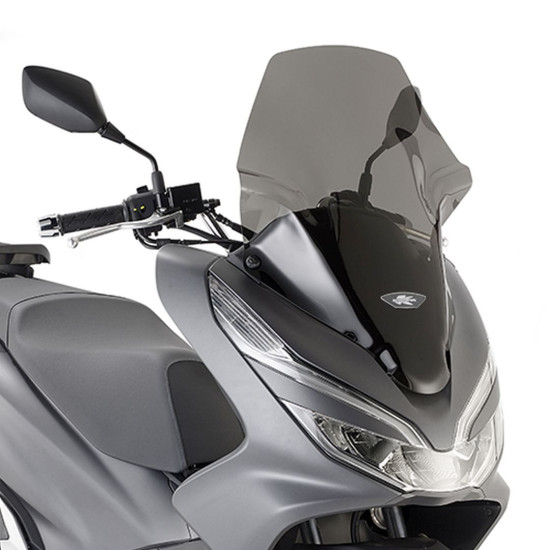 KAPPA WINDSCREEN HONDA PCX 125 (18-19) 60.5 X 43.5 CM SMOKED - MOUNTING NEEDED D1163KITK