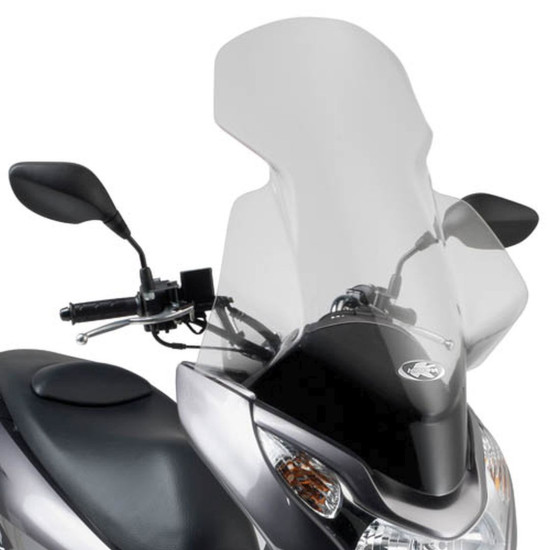 KAPPA PRIEKINIS STIKLAS HONDA PCX 125-150 (10-13) 82 x 58 CM SKAIDRUS - REIKALINGAS MONTAVIMAS D323KITK