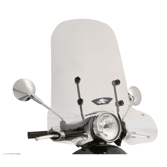KAPPA PRIEKINIS STIKLAS PIAGGIO Vespa Primavera 50-125-150 (14-25), Vespa Sprint 50-125-150 (14-19) 50 X 69 SKAIDRUS - R