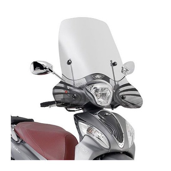 KAPPA WINDSCREEN KYMCO PEOPLE ONE 125 / 150 '13-'25, 46 X 68 CM TRANSPARENT