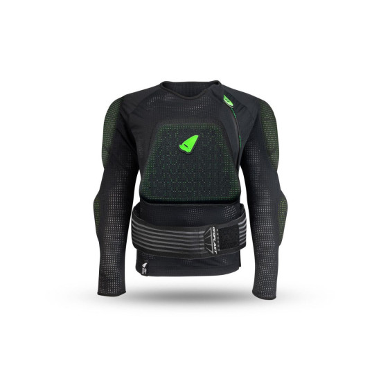 UFO KRŪTINĖS APSAUGA ANT TINKLO CENTURION BV1 VAIKAMS / JAUNIMUI / VYRIAMS, JUODA SPALVA (MTB / EL. DVIRAČIAMS), XL DYDI