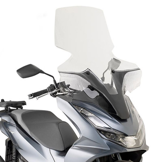 KAPPA PRIEKINIS STIKLAS HONDA PCX 125 '21-'24 89 X 67 CM SKAIDRUS - REIKALINGAS MONTAVIMAS D1190KITK