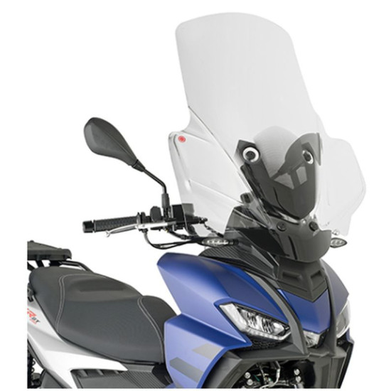 KAPPA WINDSCREEN APRILIA SR 125 / 200 GT '22-'25 (74 X 61 CM) CLEAR - MOUNTING NEEDED D6711KITK