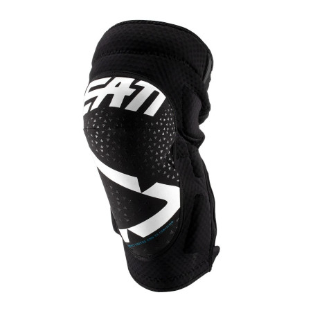 LEATT (2022/2023) knee protectors 3DF 5.0 ZIP KNEE GUARD WHITE/BLACK color white/black size XXL