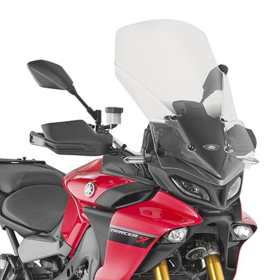 KAPPA PRIEKINIS STIKLAS YAMAHA TRACER 9 '21-'24, TRACER 9GT '21-'24, TRACER 9GT+ '21-'24 64 X 45 CM SKAIDRUS