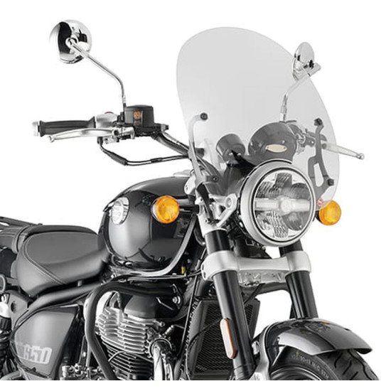 KAPPA ROYAL ENFIELD SUPER METEOR 650 '23-'25, 38 X 42 CM CLEAR - MOUNTING NEEDED A9058AK