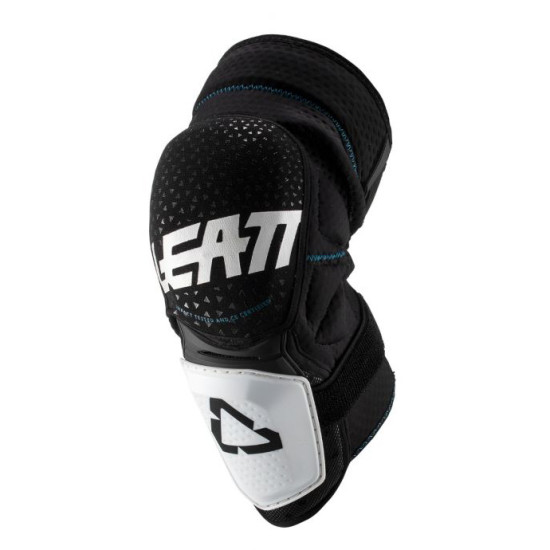 LEATT (2022/2023) knee protectors 3DF HYBRID KNEE GUARD KNEE GUARD WHITE/BLACK color black/white size S/M
