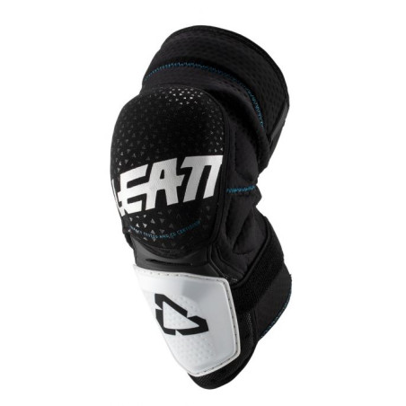 LEATT (2022/2023) kelienių apsaugos 3DF HYBRID KNEE GUARD WHITE/BLACK spalva juoda/balta dydis L/XL
