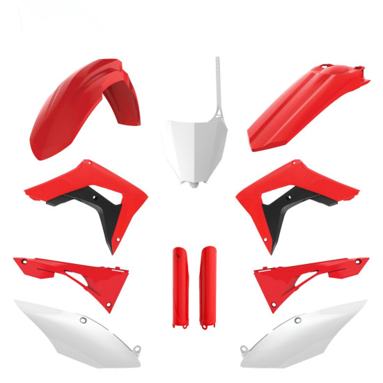 POLISPORT PLASTIC SET (FULL KIT) HONDA CRF 250RX '19-'21 CRF 450RX '17-'20 INCLUDES FRONT PLATE (8667200002) AND SHOCK A