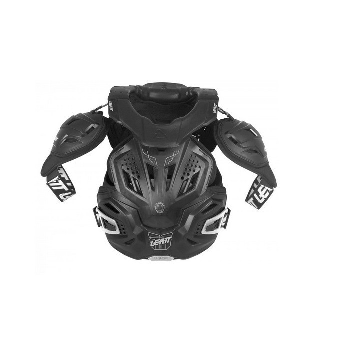 LEATT KRŪTINĖS APSAUGA SU KAKLO ĮTVARU, MODELIS FUSION LIEMENĖ 3.0, JUODA, SPALVA JUODA, DYDIS XXL (184-196 cm)