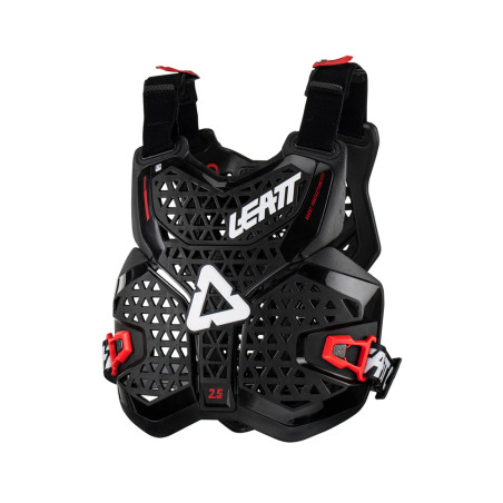 LEATT (NEW 2023) krūtinės apsauga CHEST PROTECTOR 2,5 BLACK spalva juoda
