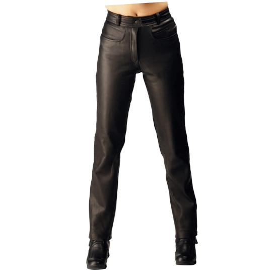 ROLEFF leather pants for women model RO2 color black size 46
