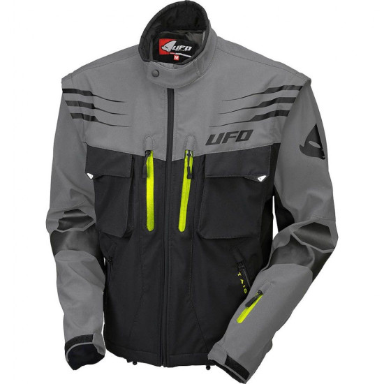UFO jacket ENDURO color gray black size L - UFO collection 2022