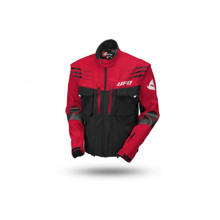 UFO Jacket Enduro Taiga Color Red Black Size M - UFO Collection 2022