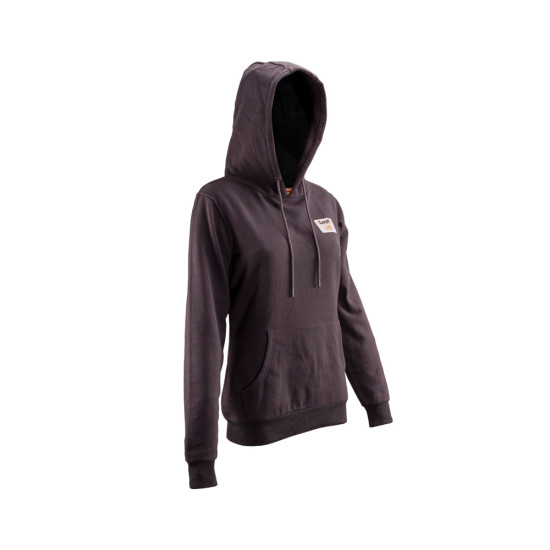 LEATT CORE WOMEN HOODIE GRAPHENE COLOR GRAPHITE SIZE M (CASUAL)