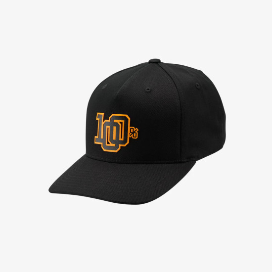 100 PERCENT ICON KEPURĖ SU SMŪGIU IR JUODOS SPALVOS