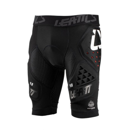 LEATT (2022/2023) šortai su apsaugomis IMPACT SHORTS 3DF 4,0 BLACK spalva juoda dydis XXL