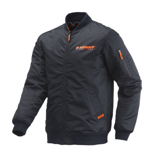 KENNY RACING BOMBER JACKET RACING CASUAL BLACK SIZE XL