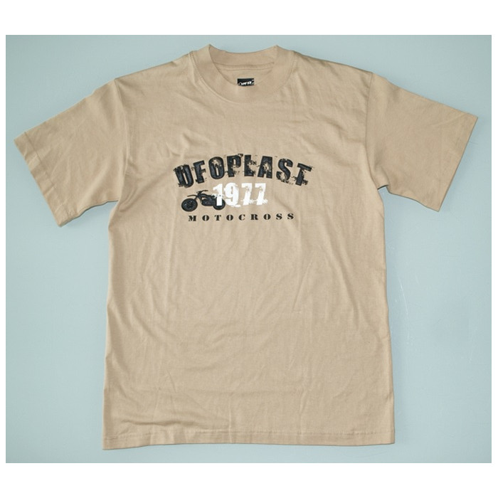 UFO T-shirt color brown size S