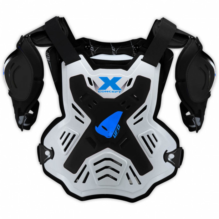 UFO chest protector X-CONCEPT with sleeves color white/black size UNI (CE LEVEL 2)