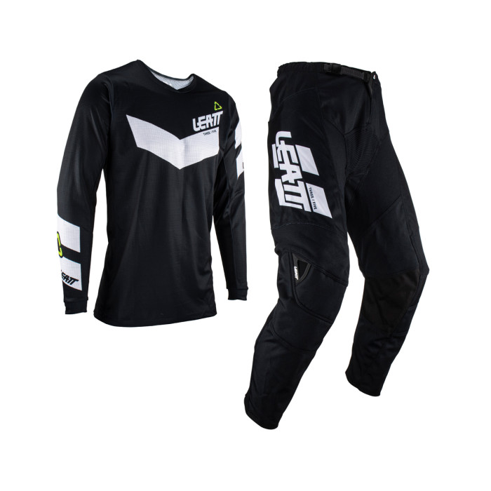 LEATT (2023) set (set) shirt + pants MOTO RIDE KIT 3.5 BLACK color black/white size M