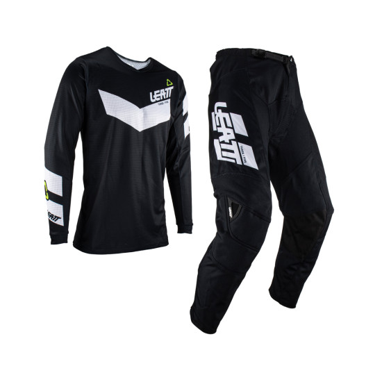 LEATT (2023) set (set) shirt + pants MOTO RIDE KIT 3.5 BLACK color black/white size XS