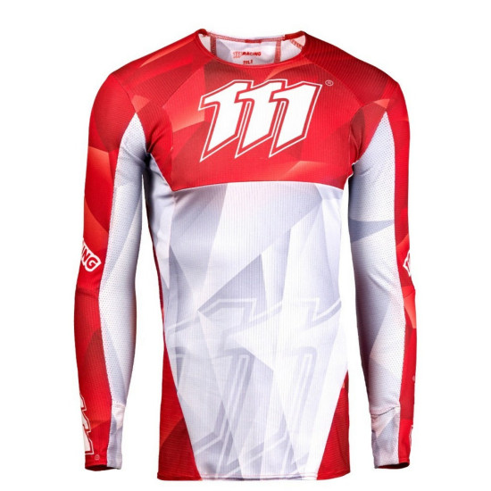 111 RACING SALE MOTO 111.1 T-SHIRT - SHARP RED COLOR WHITE / RED SIZE XXL