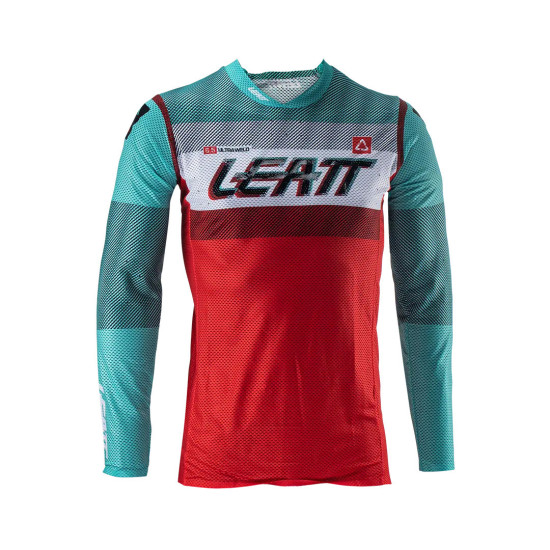 LEATT MOTO 5.5 ULTRAWELD MARŠKINĖLIAI, FUEL SPALVA, MĖLYNA / RAUDONA, DYDIS S