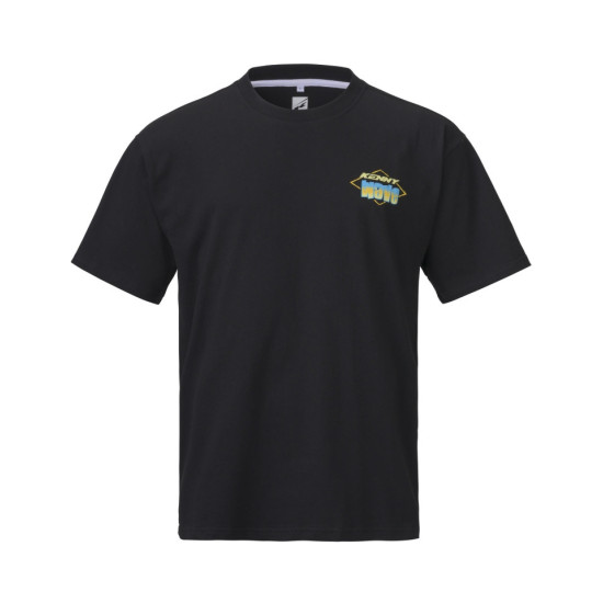 KENNY RACING T-SHIRT WAVE OVERSIZE BLACK SIZE S