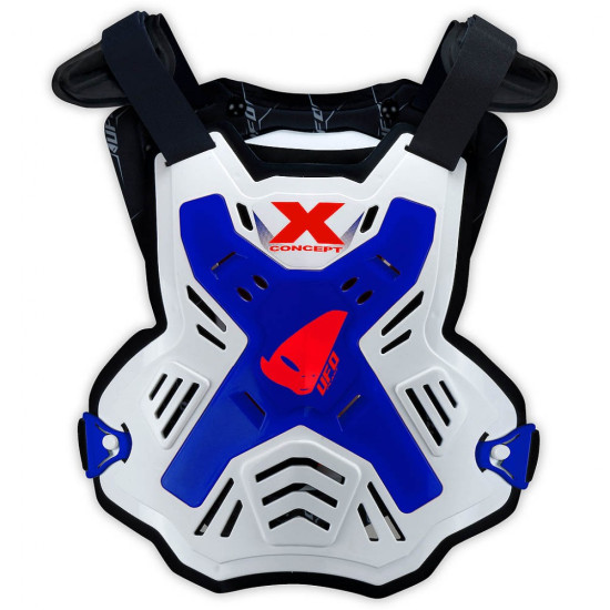 UFO chest protector X-CONCEPT sleeveless color white/blue size UNI (CE LEVEL 2)