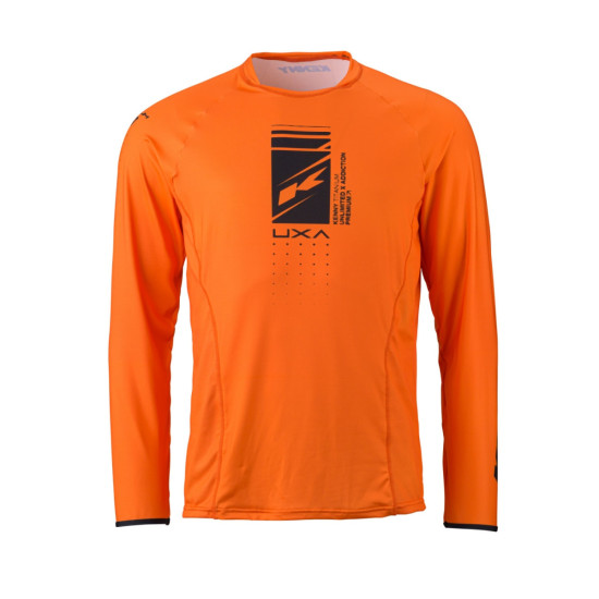 KENNY RACING T-SHIRT CROSS / ENDURO MODEL TITANIUM SOLID ORANGE COLOR ORANGE / BLACK SIZE M