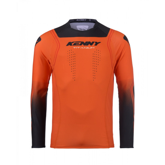 KENNY RACING MARŠKINĖLIAI KROSUI / ENDURO TITANO SPALVA ORANŽINĖ / JUODA DYDIS M