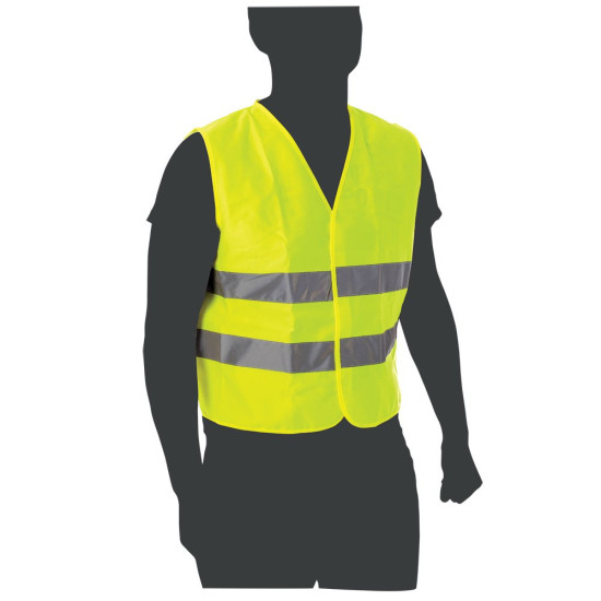 OXFORD PROMOTION REFLECTIVE VEST PACKED IN A HANDY PACKWAY PACK (IDEAL FOR THE GLASSBOX) SIZE XS / S