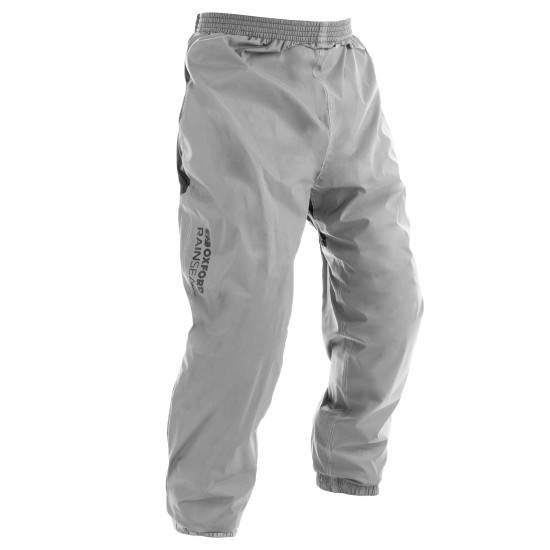OXFORD 12/2025 RAINSEAL BRIGHT RAIN TROUSERS COLOR REFLECTIVE GREY / BLACK SIZE S