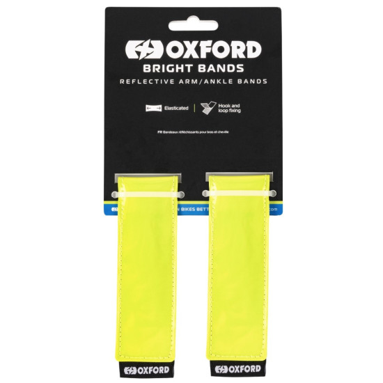 OXFORD ATŠVAISTINĖS PEČIŲ ARBA ALKŪNIŲ APSAUGOS, FLUO GELTONOS - 2 VNT.