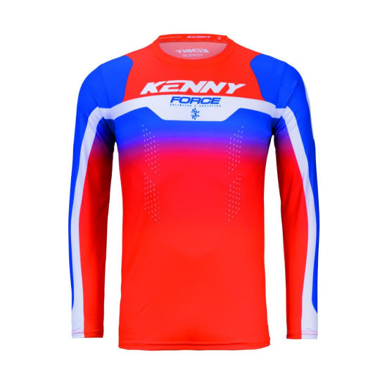 KENNY RACING T-SHIRT CROSS / ENDURO FORCE BEACH ORANGE COLOR ORANGE / BLUE SIZE XXL