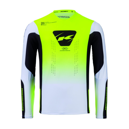 KENNY RACING CROSS/ENDURO PERFORMANCE YELLOW T-SHIRT SIZE M