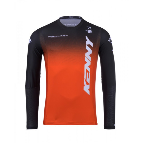 KENNY RACING MARŠKINĖLIAI KROSO / ENDURO MODELIO PERFORMANCE GRADIENT ORANŽINĖ SPALVA ORANŽINĖ / JUODA / BALTA DYDIS S