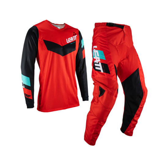 LEATT (2023) set (set) shirt + pants MOTO RIDE KIT 3.5 JUNIOR RED color dark blue/red size S 120/
