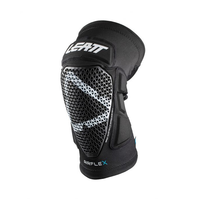 LEATT (2022/2023) kelienių apsaugos AIRFLEX PRO KNEE GUARD BLACK spalva juoda dydis XL