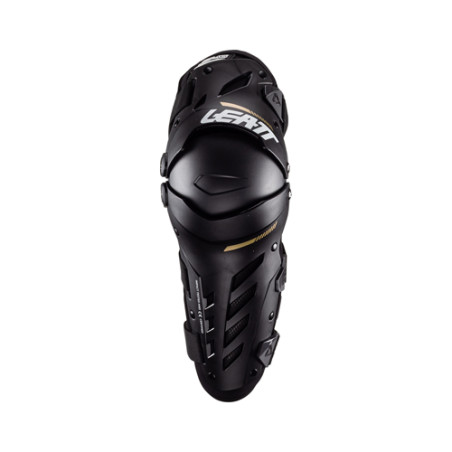 LEATT (2022/2023) kelienių apsaugos DUAL AXIS KNEE AND SHIN GUARD BLACK spalva juoda dydis XXL