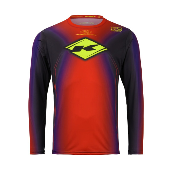 KENNY RACING T-SHIRT CROSS / ENDURO TRACK KID / JUNIOR / CHILDREN'S FOCUS RED COLOR RED SIZE XS (10 / 12 YEARS)