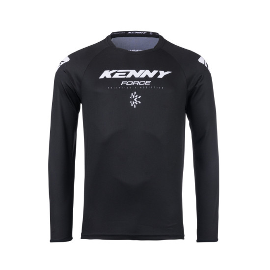 KENNY RACING T-SHIRT CROSS / ENDURO TRACK KID / JUNIOR / CHILDREN'S FOCUS BLACK SIZE XS (10 / 12 YEARS)