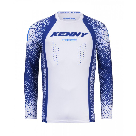 KENNY RACING MARŠKINĖLIAI CROSS/ENDURO FORCE PIXEL, TAMSI MĖLYNĖ BALTA, XXL DYDIS