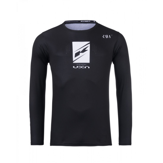 KENNY RACING T-SHIRT CROSS / ENDURO MODEL TRACK RAW BLACK COLOR BLACK / WHITE SIZE L