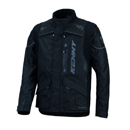 KENNY RACING ADVENTURE/ENDURO JACKET TITANIUM BLACK SIZE XXXL